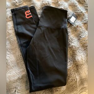 Cyclebar Black CB logo leggings